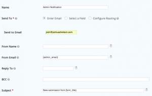 Custom Notification Routing in Gravity Forms